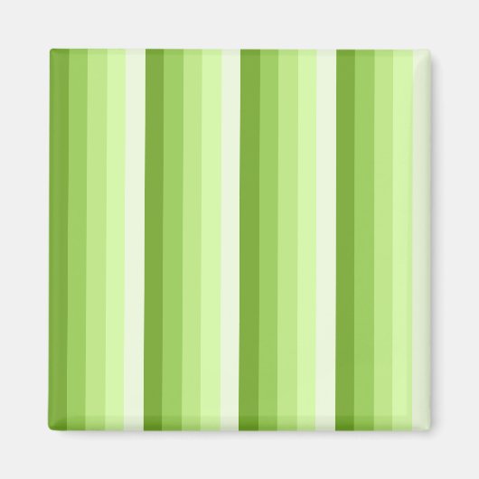 Kalkgrüne Schattenstreifen Magnet (Vorne)