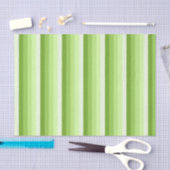 Kalkgrüne Schattenstreifen Seidenpapier (Handwerk)