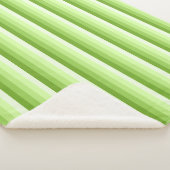 Kalkgrüne Schattenstreifen Sherpadecke (3/4)