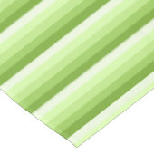 Kalkgrüne Schattenstreifen Tischdecke (Schrägansicht)