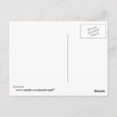 Kalkgrünes Herz. Gemustertes Herzdesign. Postkarte (Rückseite)