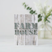 Kalkholz Western Landhaus Postkarte (Stehend Vorderseite)