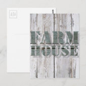 Kalkholz Western Landhaus Postkarte (Vorne/Hinten)