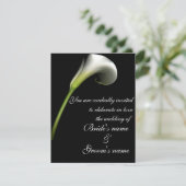 Kalklilie Einladung (Stehend Vorderseite)