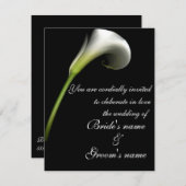 Kalklilie Einladung (Vorne/Hinten)