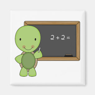 Kalkpappschildkröte Magnet