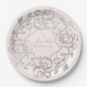 Kalkplatte Pappteller (Vorderseite)