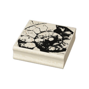 Kalkstein-Ammoniak-Fossil  Gummistempel