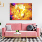 Kalkstein bei Senf Leinwanddruck (Insitu (Wohnzimmer))