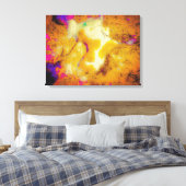 Kalkstein bei Senf Leinwanddruck (Insitu (Schlafzimmer))