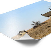 Kalkstein Bichet Einzimmer-Schulhaus, Kansas Fotodruck (Ecke)