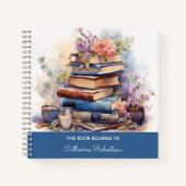 Kalkstein der Blume Aquarell Notizblock (Vorderseite)