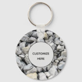 Kalkstein-Design-Schlüsselanhänger Schlüsselanhänger (Vorderseite)