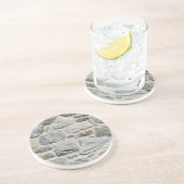 Kalkstein-Felsen Sandstein Untersetzer (Seite)