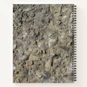 Kalkstein Fossilien mit Ihrem Namen und Monogramm Notizblock (Rückseite)