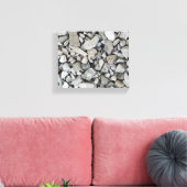 Kalkstein Kies Leinwanddruck (Insitu (Wohnzimmer))