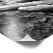 Kalkstein-Liebe Fotodruck (Ecke)