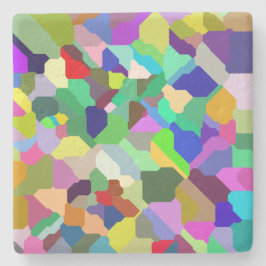 Kalkstein-Untersetzer aus Fliesen Steinuntersetzer