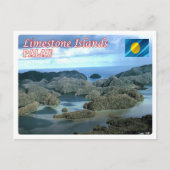 Kalksteininsel - Palau - Postkarte (Vorderseite)
