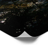 Kalksteinterrasse Mammov Hot Spring Yellowstone Poster (Ecke)