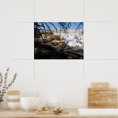 Kalksteinterrasse Mammov Hot Spring Yellowstone Poster (Küche)