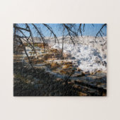 Kalksteinterrasse Mammov Hot Spring Yellowstone Puzzle (Horizontal)