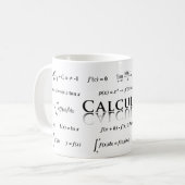 Kalkül-Gleichungen Kaffeetasse (Vorderseite Links)