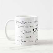 Kalkül-Gleichungen Kaffeetasse (Links)