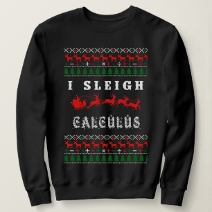 Kalkül-Mathe-Lehrer-Weihnachtsstrickjacke Sweatshirt