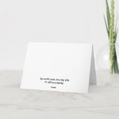 Kalkulationen meines Lebens | Witzige Gründe | Geb Karte (Rückseite)