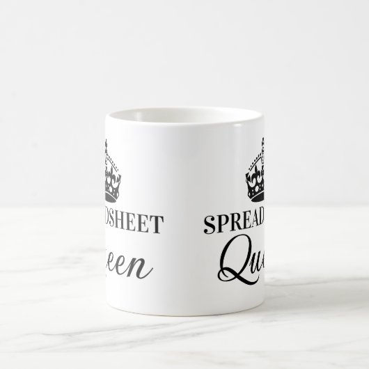 Kalkulationstabellen Queen Funny Quotes Kaffeetasse (Mittel)