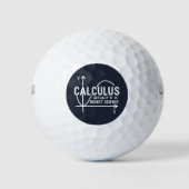 Kalkulieren Sie die "Rocket Science Funny Math" Golfball (Vorderseite)