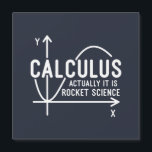 Kalkulieren Sie die "Rocket Science Funny Math" Magnetkarte<br><div class="desc">Funny Mathe Science Schule Nerd Design für jeden Mathe Genie oder Geek mit einem guten Gefühl des Spaßes. Das lustige Sprichwort ist "Calculus - Es ist eigentlich "Rocket Science" mit einem x-y-Achse Diagramm</div>