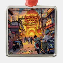 Kalkutta, Indien Ornament Aus Metall