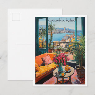 Kalkutta Indien Reise Ästhetik Postkarte