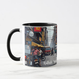 Kalkutta, Indiens Innenstadt Keepake Souvenir Tasse