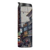 Kalkutta, Indiens Innenstadt Keepake Souvenir Thermosbecher (Nach rechts gedreht)