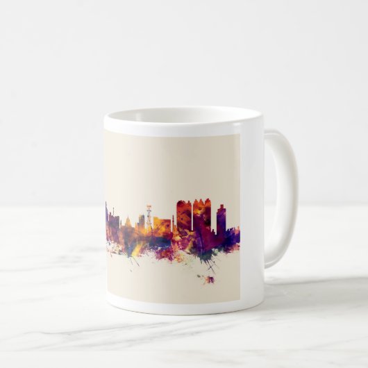 Kalkutta Kalkutta India Skyline Kaffeetasse (VorderseiteRechts)