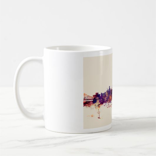 Kalkutta Kalkutta India Skyline Kaffeetasse (Links)