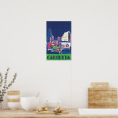 Kalkutta Vintage Travel Poster (Küche)