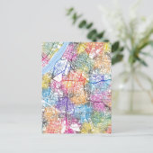 Kalkutta West Bengalischer Stadtplan Postkarte (Stehend Vorderseite)