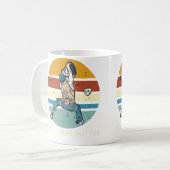Kalkwand Kletter Bouldering Kaffeetasse (Vorderseite Links)