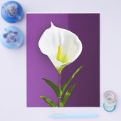 Kalla-Lilien-Blüte Flyer (Einzeln)