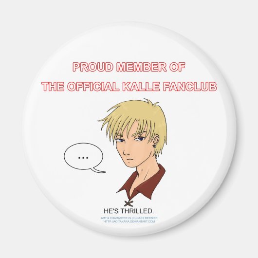Kalle Fanclub Magnet (Vorne)