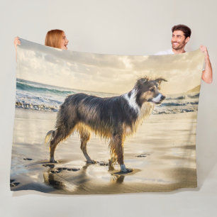 KALLIE AM MEER FLEECEDECKE