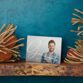 Kalligrafie-Abschluss-Ankündigung Fotoplatte (Seite)