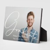 Kalligrafie-Abschluss-Ankündigung Fotoplatte (Seite)