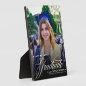 Kalligrafie-Abschluss-Ankündigung Fotoplatte (Seite)