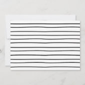 Kalligrafie-Ankündigung Datum freihalten Save The Date (Rückseite)