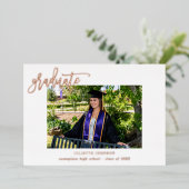 Kalligrafie - Ankündigung des Graduate-Fotos (Stehend vorne)